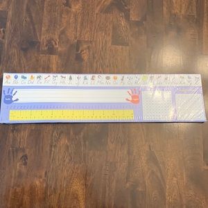 NWT Frank Schaffer All in one desk plates, primary modern manuscript, new, 36